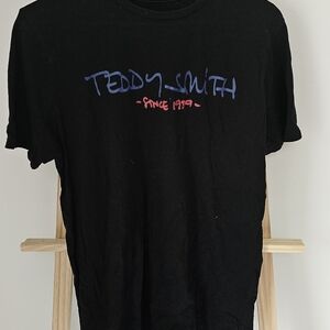 Teddy Smith T shirt black size M men